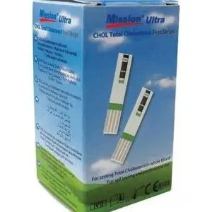 CHOLESTEROL MISSION ULTRA TEST STRIPS 25