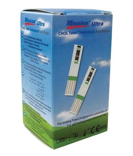 CHOLESTEROL MISSION ULTRA TEST STRIPS 25