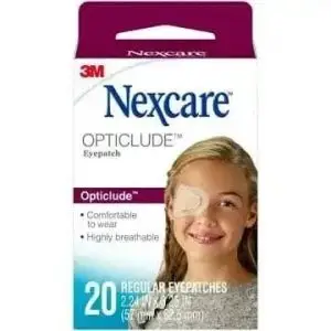 OPTICLUDE 20 EYE PATCH ADULT