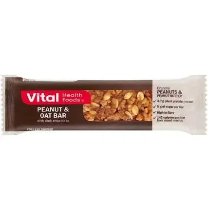 VITAL BAR 35G PEANUT & OATS