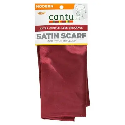 CANTU SATIN SCARF SOLID MAROON