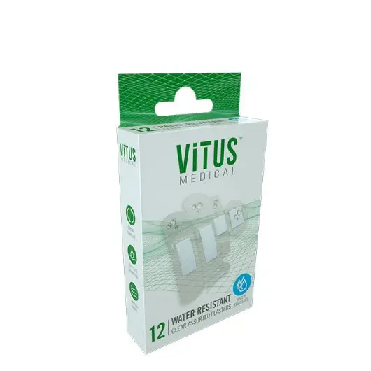 VITUS PLASTERS W/P 12PCE ASSORTED