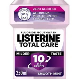 LISTERINE MOUTHWASH 250ML TOTAL CARE SMOOTH  MINT