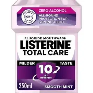 LISTERINE MOUTHWASH 250ML TOTAL CARE SMOOTH MINT