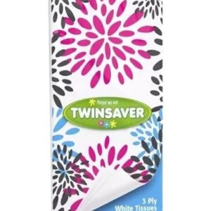 TWINSAVER FACIAL TISSUES 3PLY POCKET 1