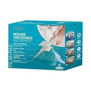 MX WOUND DRESS FILM 10X12CM  25