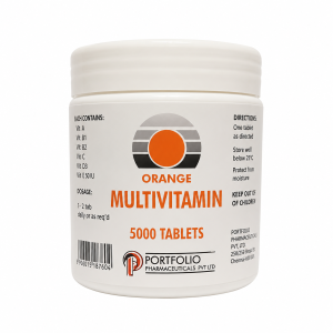 MULTIVITAMIN ORANGE TABS 5000 PORTFOLIO