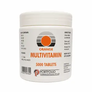 MULTIVITAMIN ORANGE TABS 5000 PORTFOLIO