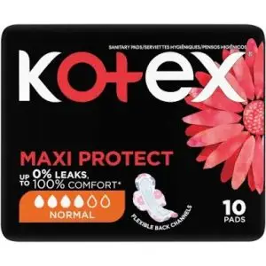 KOTEX WHITE MAXI 10 NORMAL WINGS