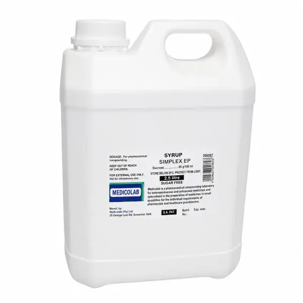 SYRUP SIMPLEX (MEC) 2.5LT - PharmacyNet