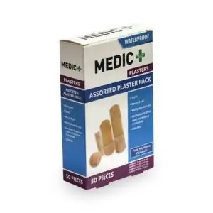 MEDIC PLASTER W/PROOF ASSTD 50