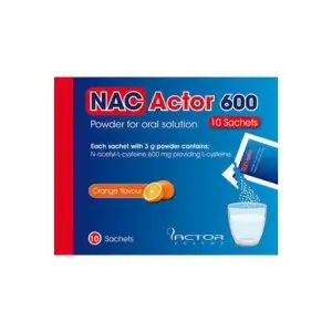 NAC ACTOR 600MG SAC 10X3G