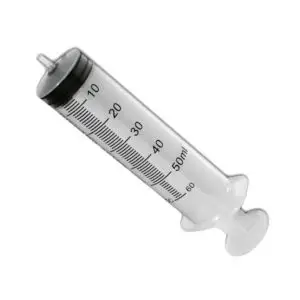 SYRINGE 50ML 3 PART L/S 1 CLINIHEALTH