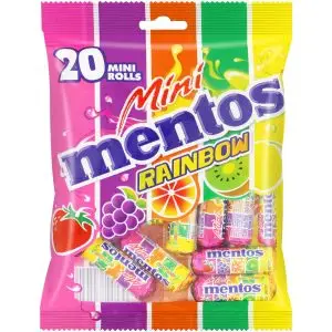 MENTOS MINI RAINBOWS 20PCS