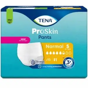 TENA PROSKIN PANTS 15 NORMAL SML