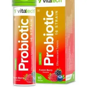 VITATECH PROBIOTIC 16 STRN EFF 10 FUSION BERRY