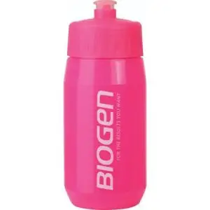 BIOGEN WATER BOTTLE 600ML PINK