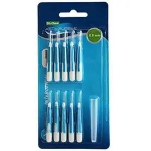 DENTALMATE 0.8MM INTERDENTAL BRUSH 10PC