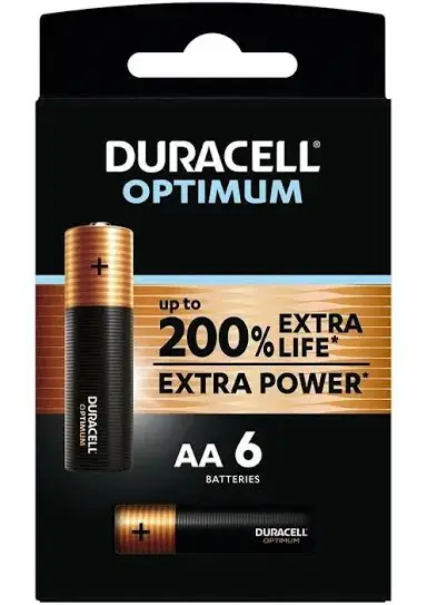 DURACELL BATT OPTIMUM AA 6