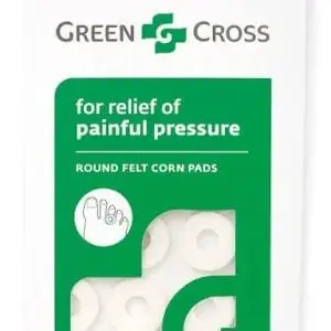 GREEN CROSS CORN PADS OVAL FELT