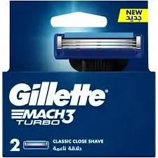 GILLETTE BLADES MACH 3 TURBO 2