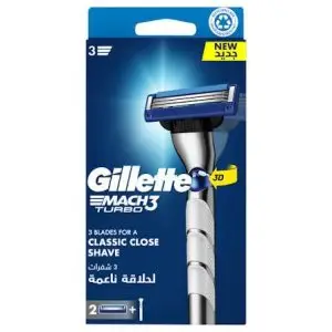 GILLETTE RAZ MACH 3 TURBO 3D 2UP