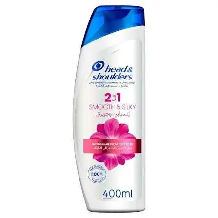 HEAD & SHOULDERS 2IN1 400ML SMOOTH & SILKY