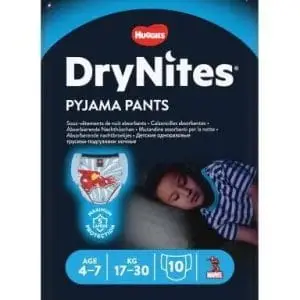HUGGIES DRYNITES BOY SZ 4-7 10