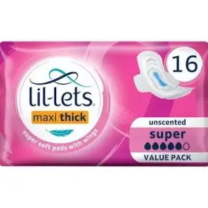 LIL-LETS MAXI SUPER 16 UNSCENTED