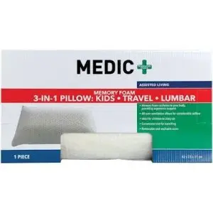 MEDIC MEMORY FOAM PILLOW 3IN1 KIDS