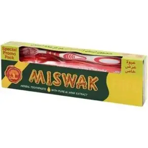 MISWAK TPASTE 190G + FREE TBRUSH