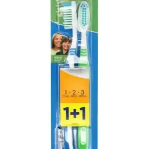 ORAL B TOOTHBRUSH NATURAL FRESH 40MED (1+1)