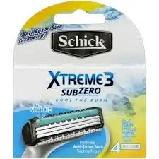 SCHICK BLADES XTREME 3 4 SUBZERO