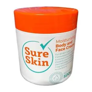 SURE SKIN BODY AND FACE MOIST CRM 500ML