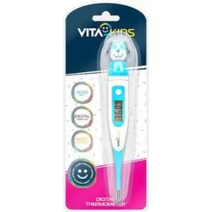 VITAKIDS DIGITAL THERMOMETER BLUE DOG