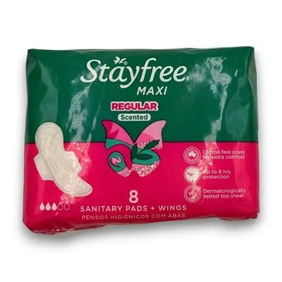 STAYFREE MAXI RAGULAR 8 WINGS SCENTED