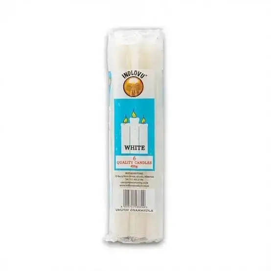 INDLOVU CANDLE WHITE 450G