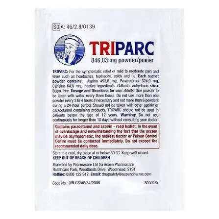 TRIPARC PWD SACH 1 PLAIN