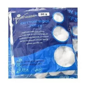 COTTON WOOL BALLS 50G H/EASE