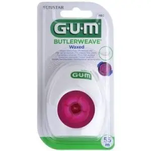 GUM WEAVE WAXED DENTAL FLOSS 55M