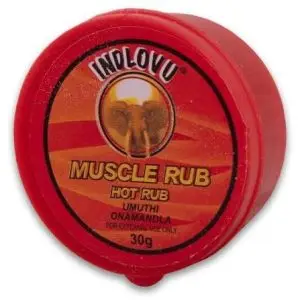INDLOVU MUSCLE RUB 30G (HOT RUB)