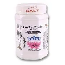 LUCKY PWD N/SALT 375G LOTUS WHITE