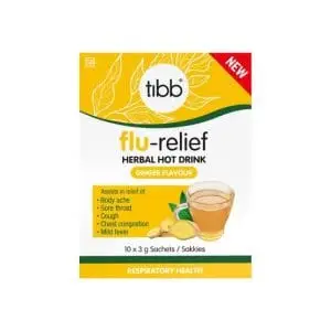 TIBB FLU-RELIEF HERB HOT DRINK 10X3G