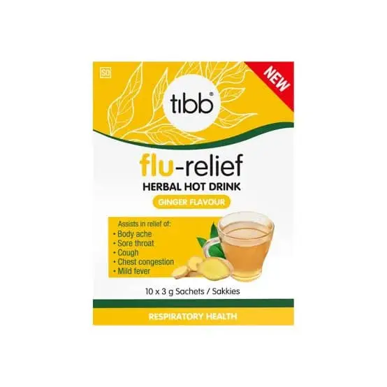 TIBB FLU-RELIEF HERB HOT DRINK 10X3G