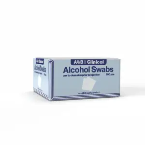 AOB CLINICAL ALCOHOL SWABS 200