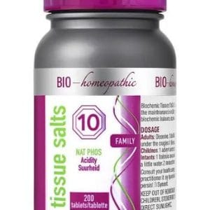 BIO HOMEOPATHIC T/S NAT PHOS 10 TABS 200