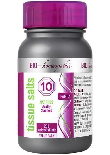 BIO HOMEOPATHIC T/S NAT PHOS 10 TABS 200