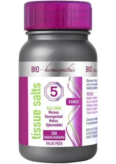 BIO HOMEOPATHIC T/S KALI MUR 5 TABS 200