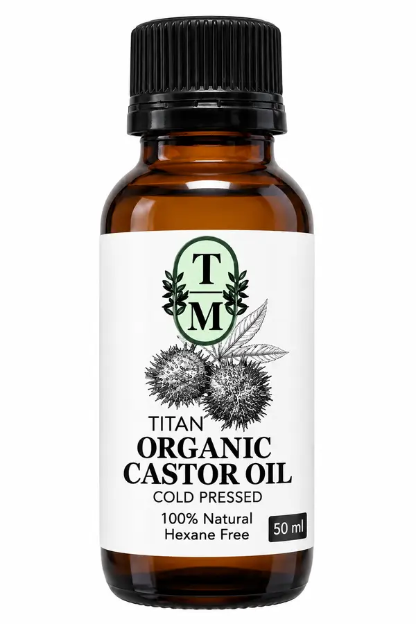CASTOR OIL ORGANIC 50ML TITAN