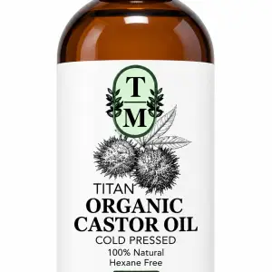 CASTOR OIL ORGANIC 500ML TITAN